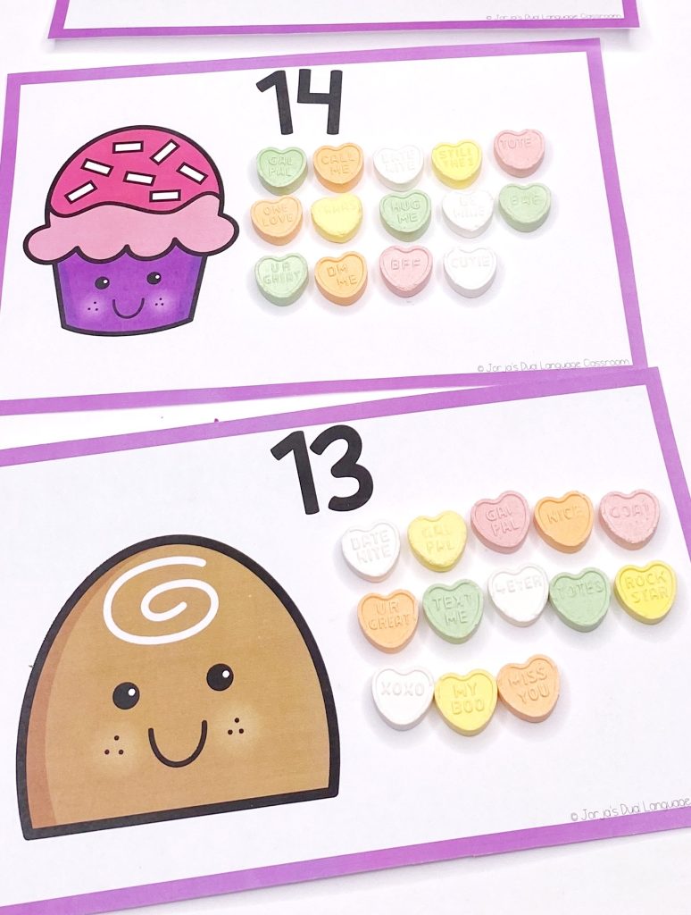 actividades de numeros del 10 al 20 matematicas para kinder