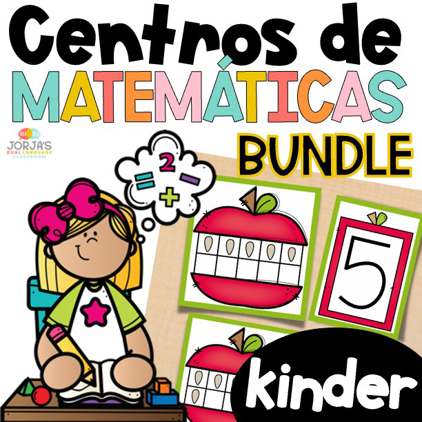 Math centers in Spanish for kinder