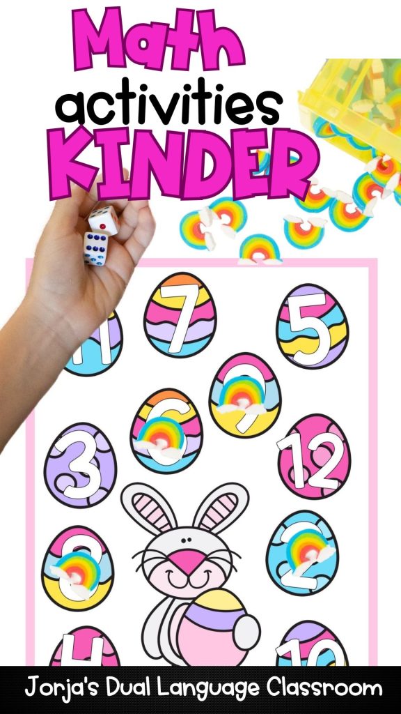Spanish Math Activities Kinder