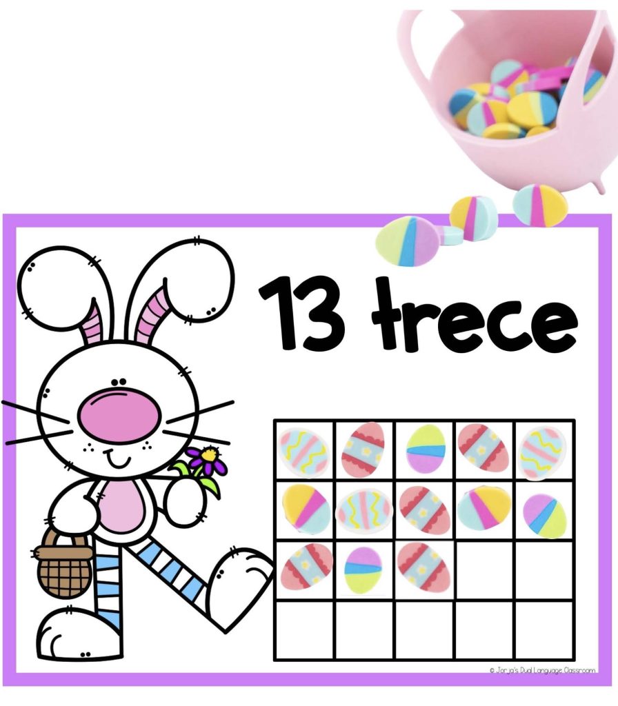numbers 1 to 20 for kinder numero trece 13