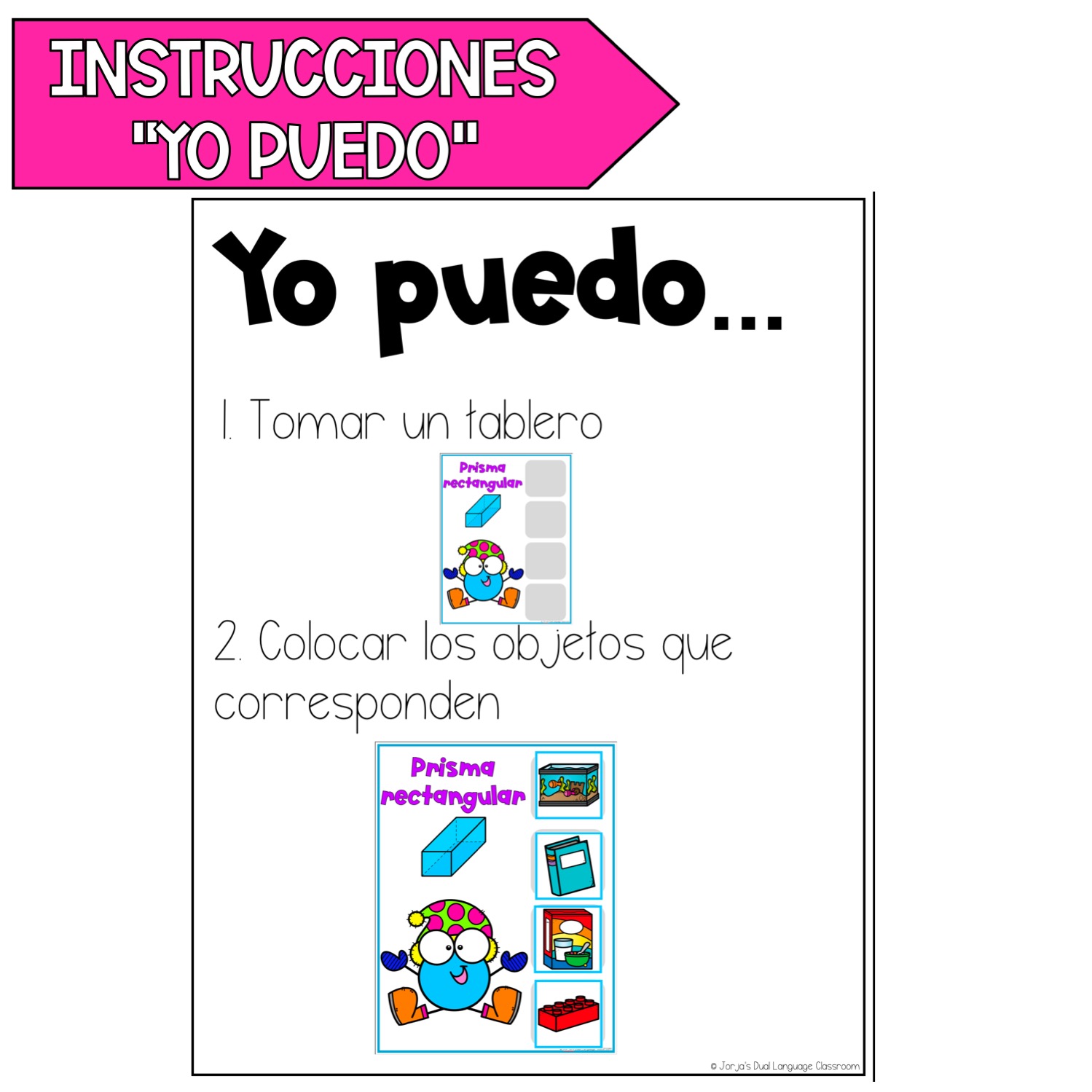 Centros de matemáticas kinder ENERO Math Centers in Spanish - Image 2
