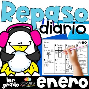 Repaso diario matematicas enero primer grado