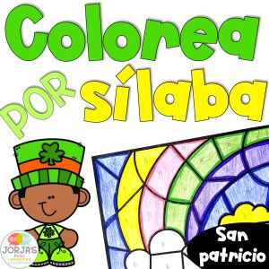 Colorea por silaba san patricio
