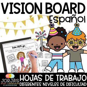 vision board 2025 para niños español