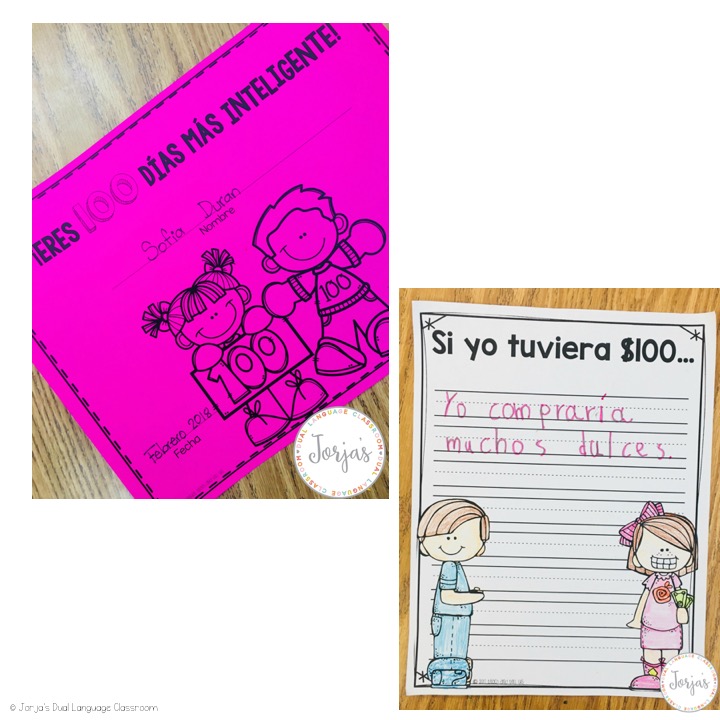 100 días de escuela Actividades - 100 days of school in Spanish - Image 4