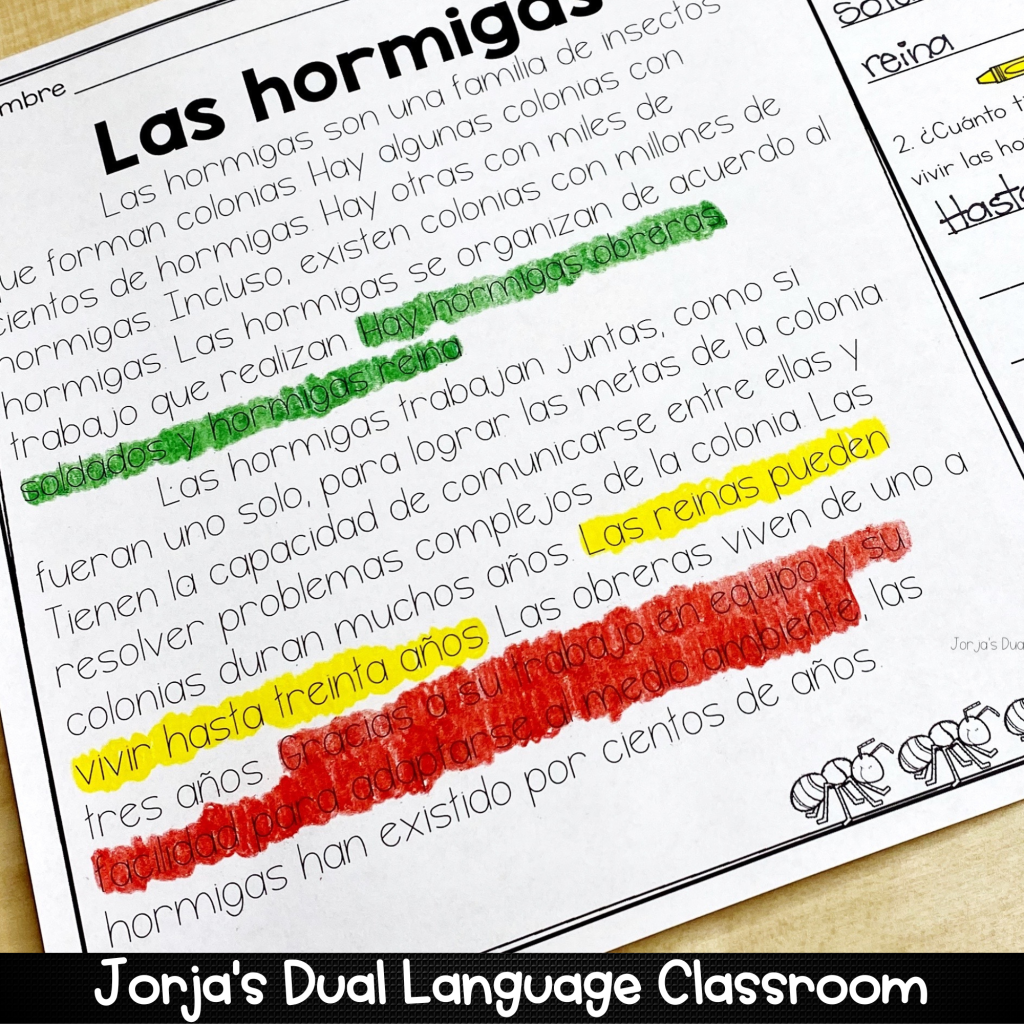 lectura de comprensión para niños
