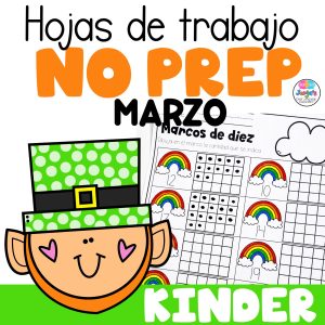 hojas de trabajo no prep kinder lectura y matematicas