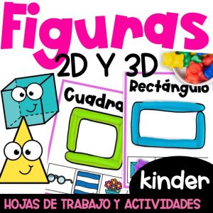 actividades de figuras 2d y 3d para ninos kinder