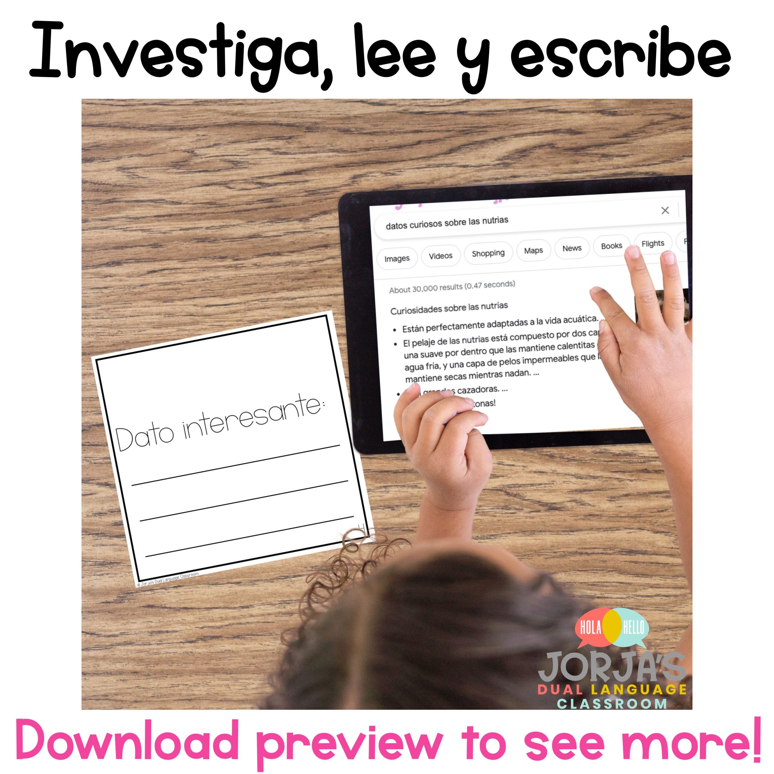 Investigación de animales Reporte en español Animal Research in Spanish - Image 4