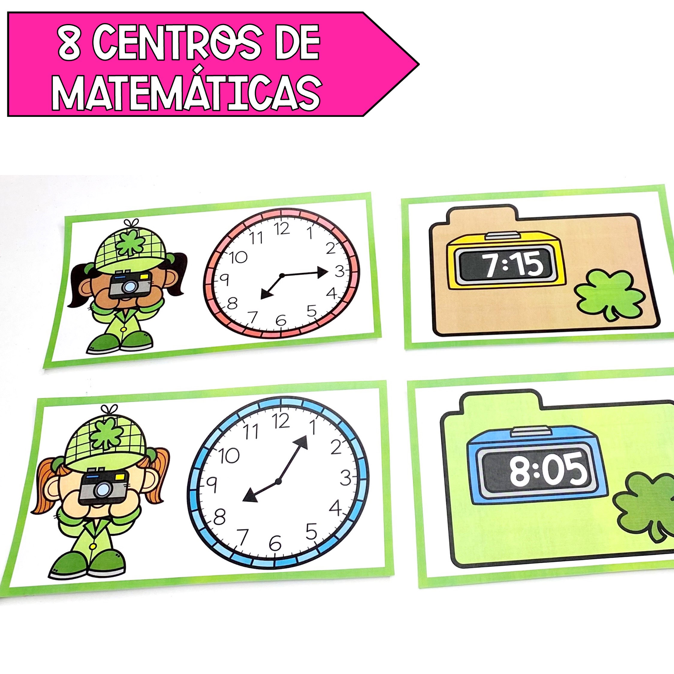 Actividades de matemáticas SEGUNDO GRADO Centros Second grade Math in Spanish - Image 2