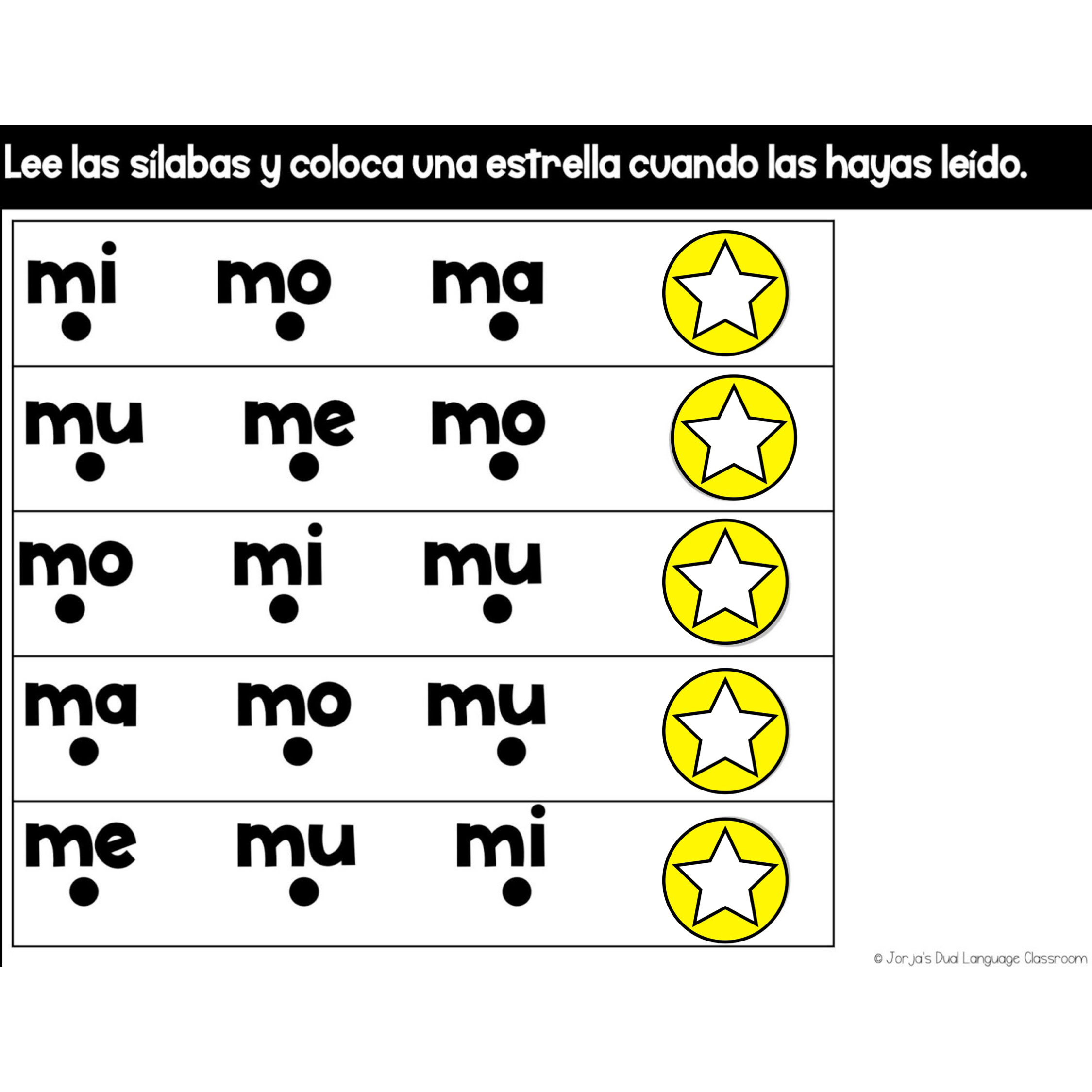 Letra M Sonido inicial Sílabas con ma me mi mo mu Digital Letter M Spanish - Image 3