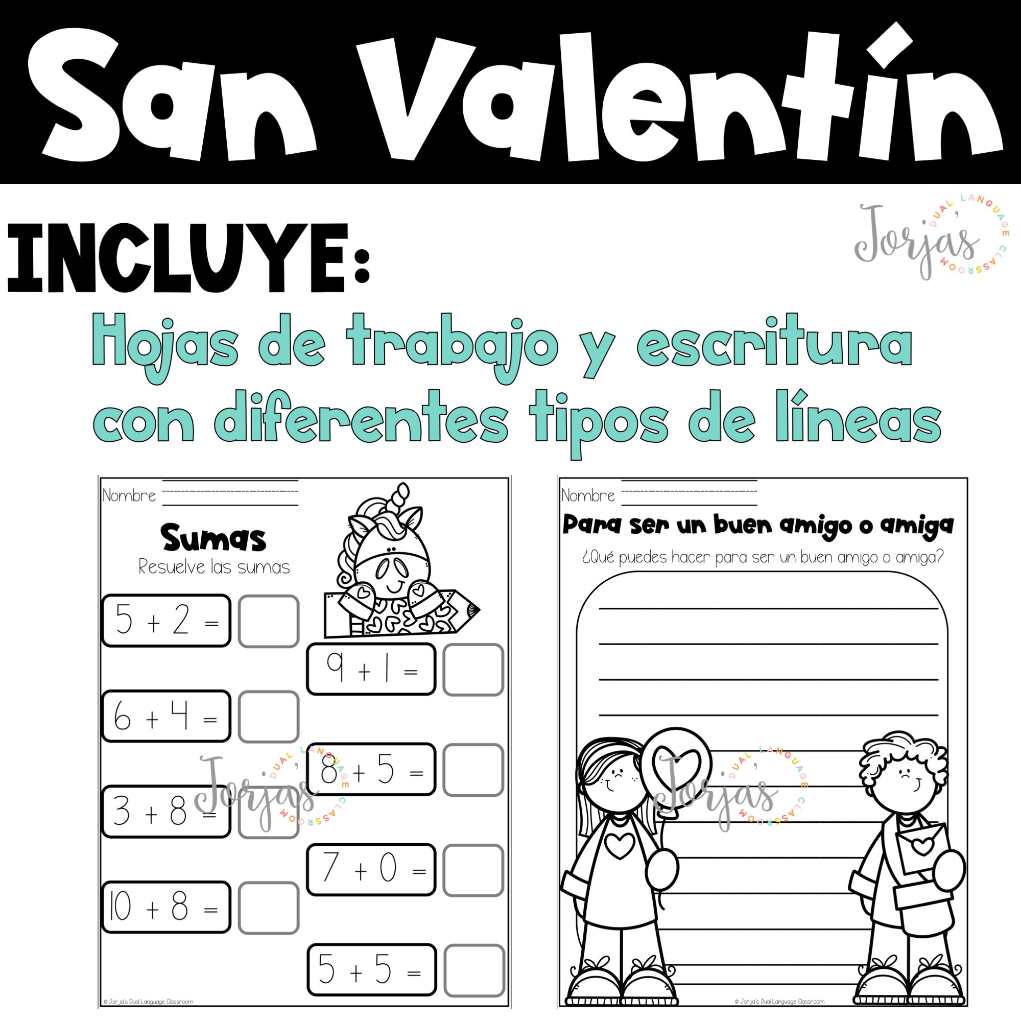 San Valentín DIGITAL and PRINTABLE Valentine's Day Activities in Spanish - Image 4