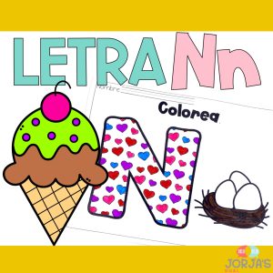 Letra n Sílabas con na ne ni no nu Hojas de trabajo y actividades en español