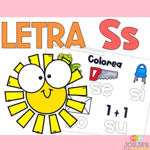 Letra s Sílabas con sa se si so su Hojas de trabajo y actividades