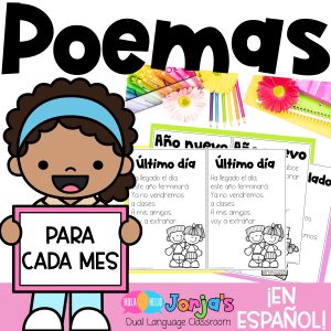 Poemas poesía para cada mes Poems Poetry in Spanish Seasonal and Holidays