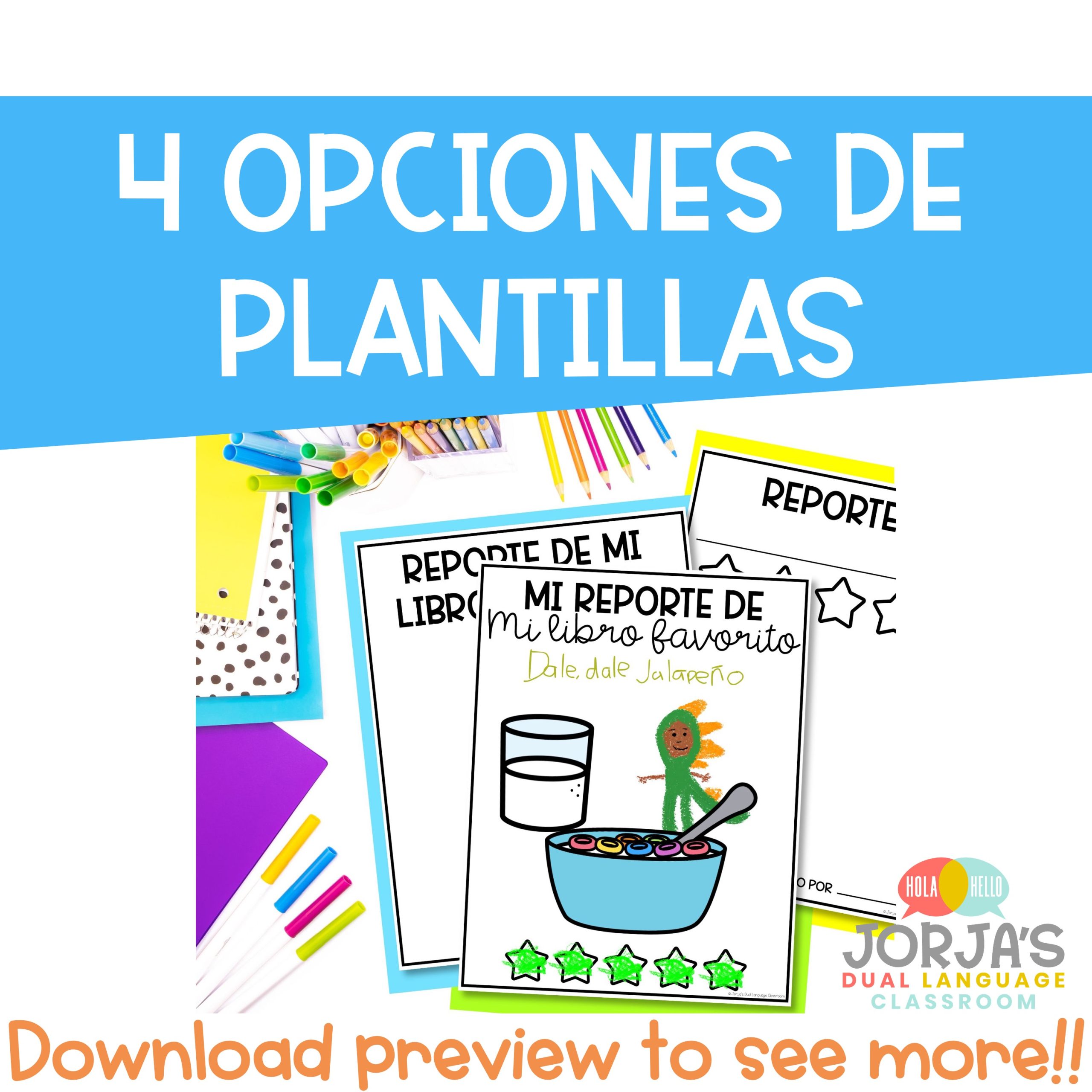 Reporte de Libro con una Caja de Cereal Actividad de Comprensión Lectora - Image 4