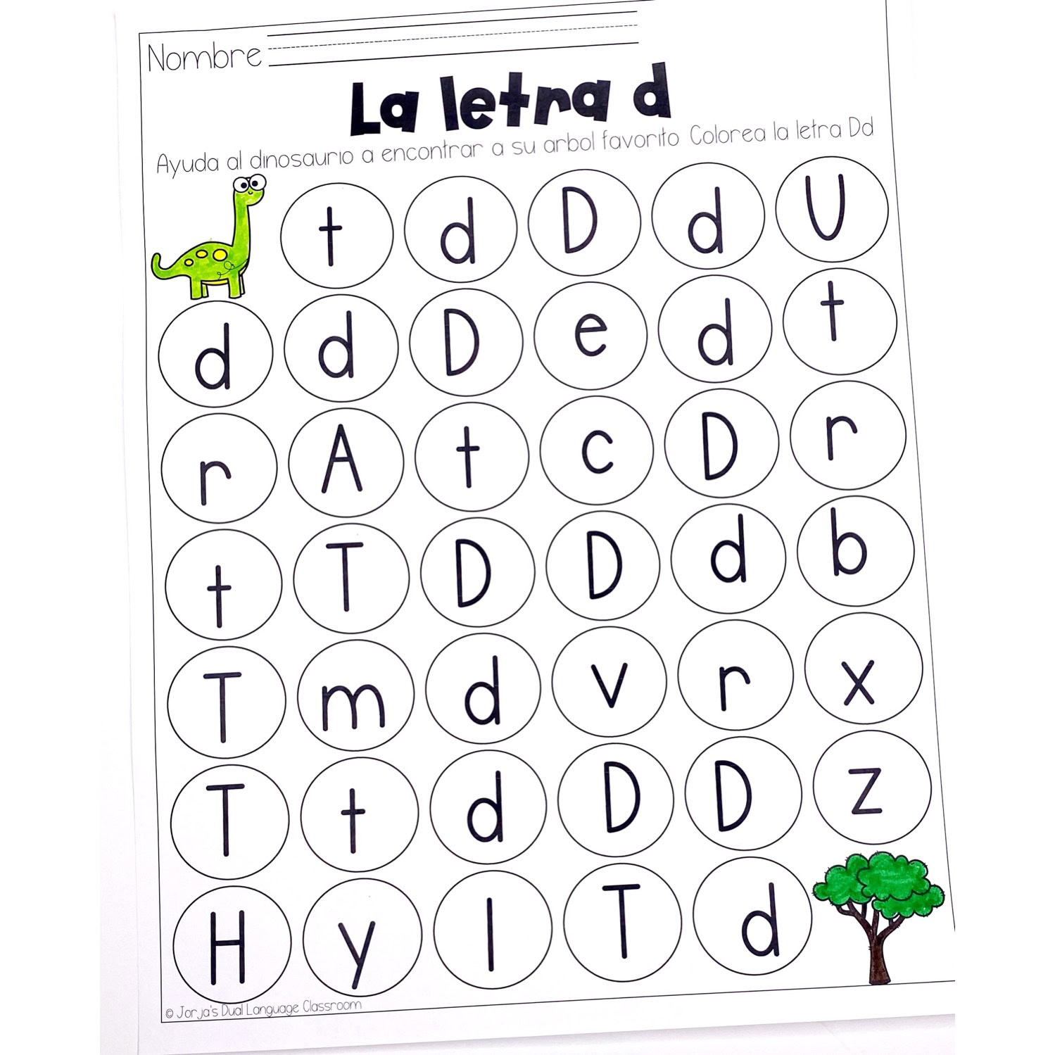 Letra d Sílabas con da de di do du Hojas de trabajo y actividades - Image 3