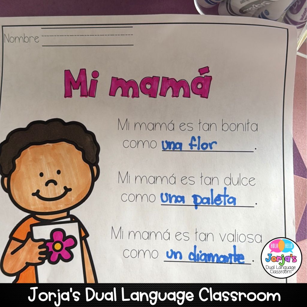 escritura para el dia de las madres