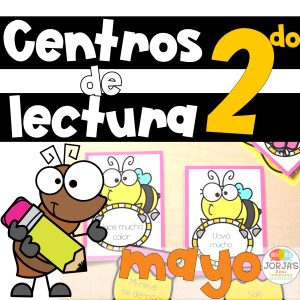 Centros de lectura abril segundo grado Reading centers in Spanish for 2nd grade