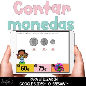 Las monedas Money Spanish DIGITAL Activities Counting to $1.00
