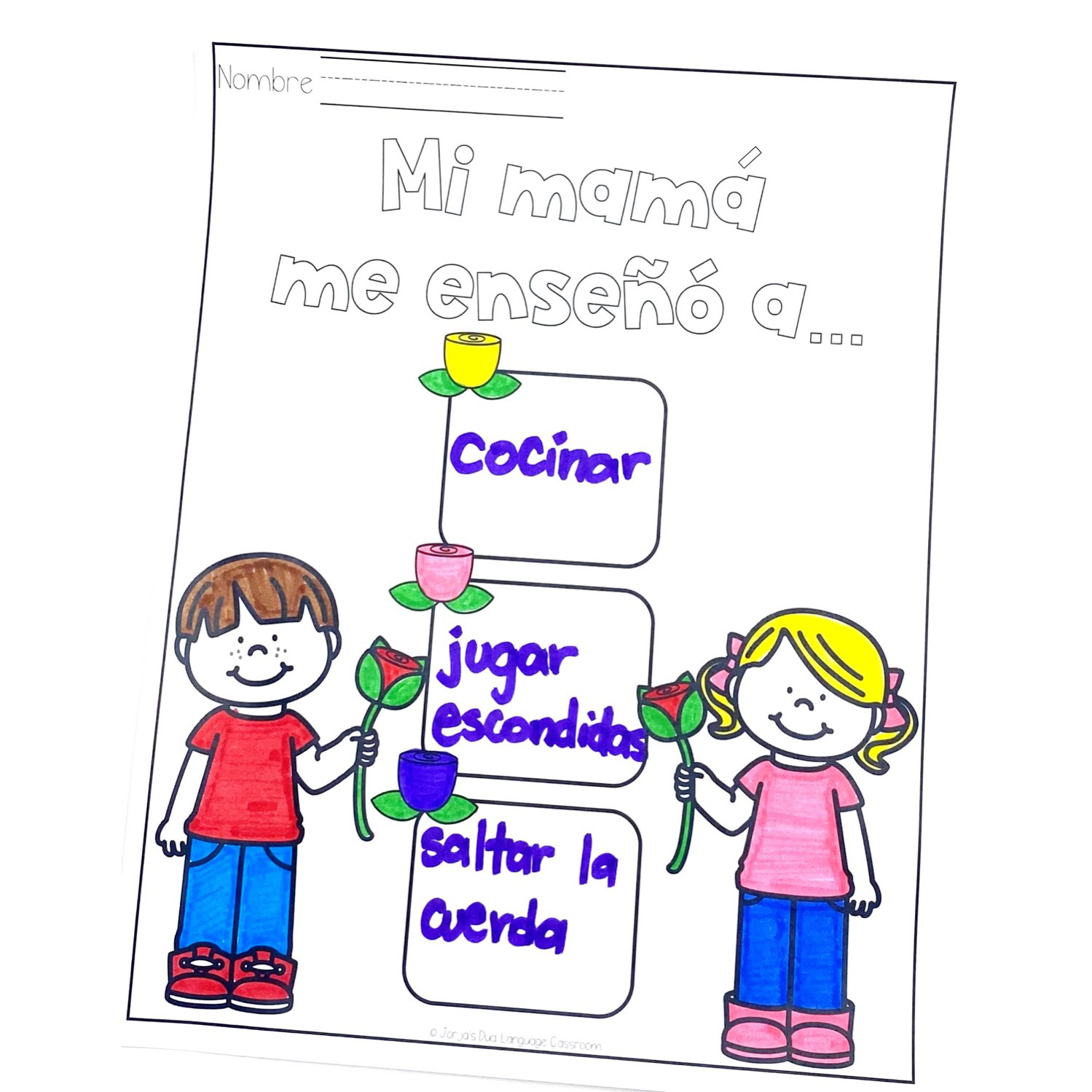 Día de las madres Mother's Day in Spanish Actividades para imprimir y digital - Image 2