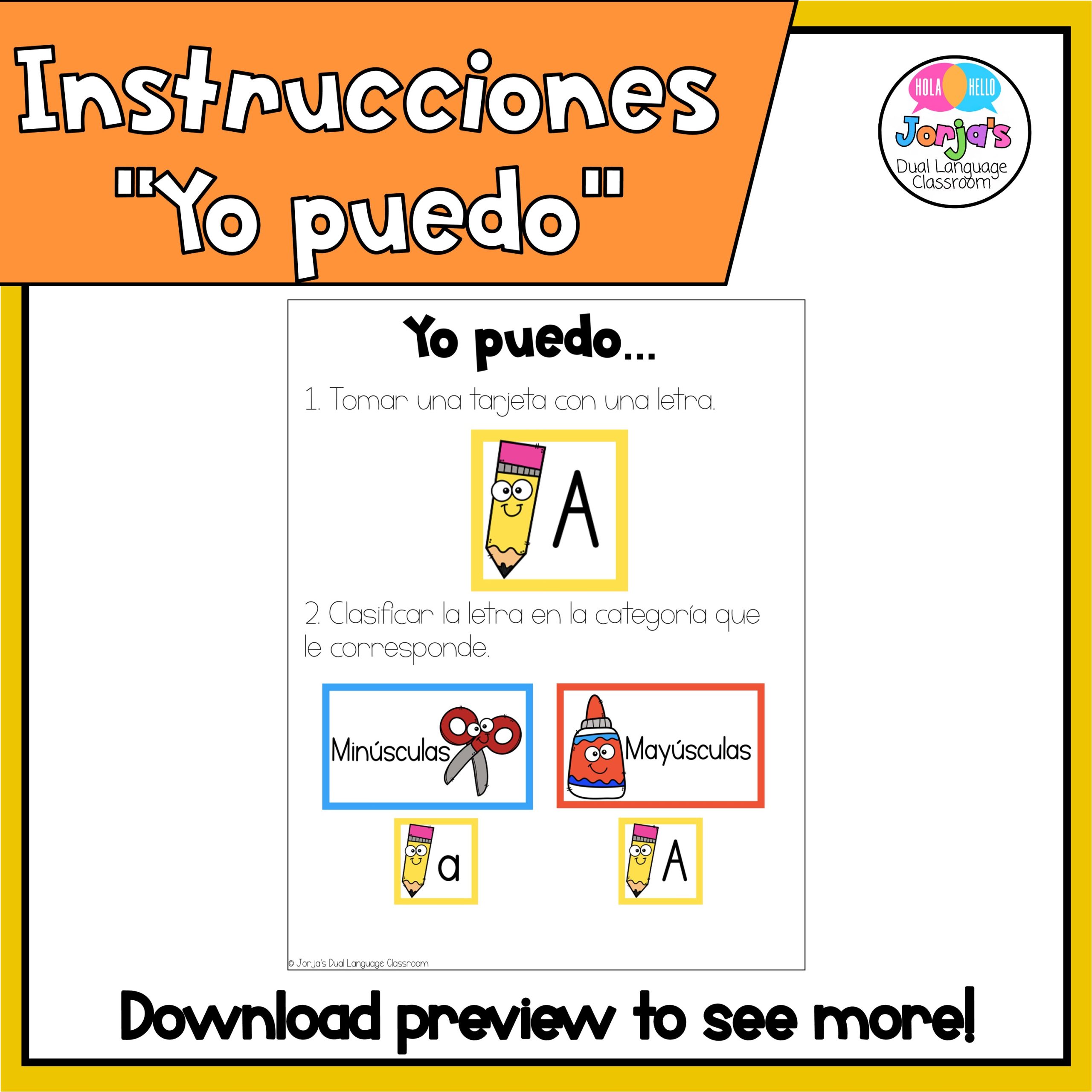 First Grade Literacy Centers Spanish August Centros de lectura primero agosto - Image 3