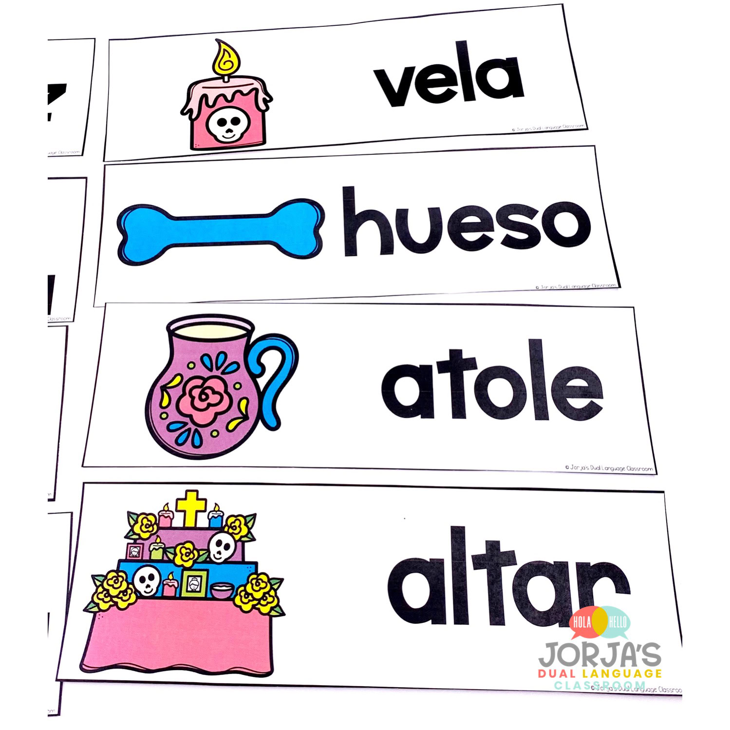 Día de muertos Day of the Dead Spanish Activities Vocabulario Altar - Image 3