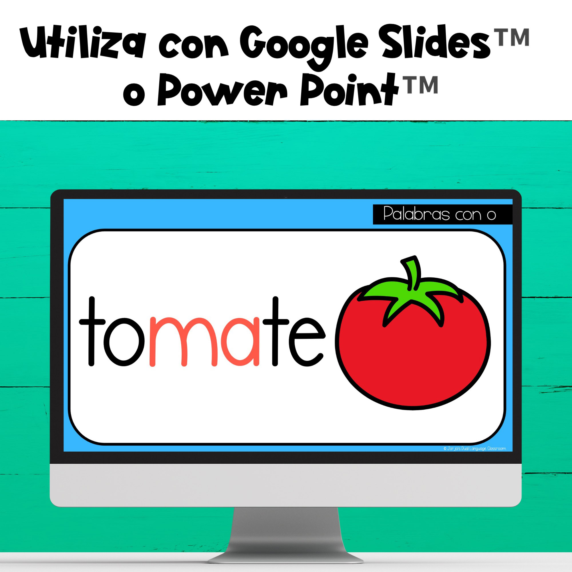 Palabras con O en español Diapositivas para leer y reconocer sílabas - Image 3