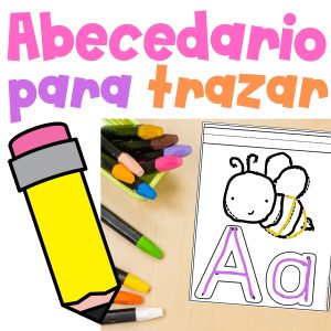 Abecedario para trazar Hojas de trabajo en español Alphabet Worksheet in Spanish