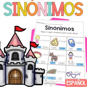 Sinónimos Actividades y Hojas de trabajo español Synonyms in Spanish Activities