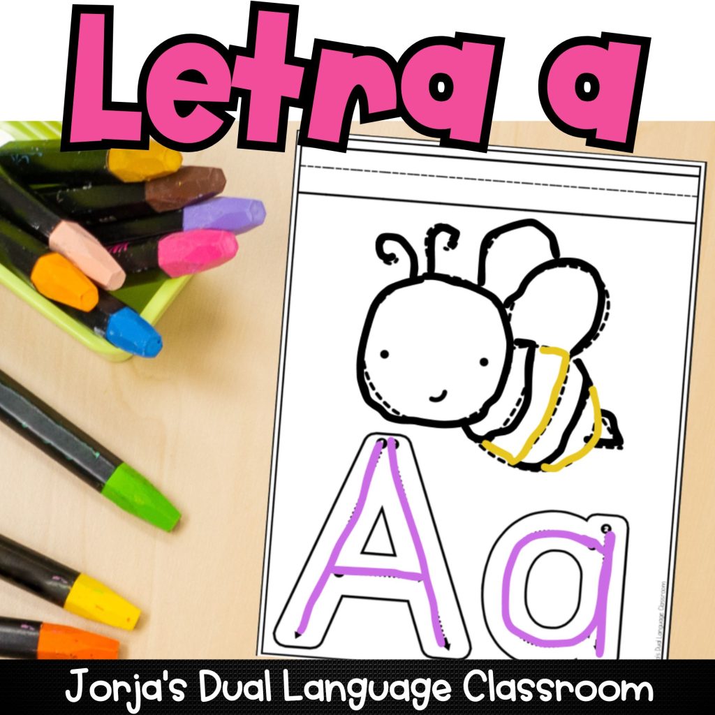 letter a in spanish activities