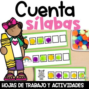 Contar sílabas Actividades y Hojas de trabajo Counting Syllables in Spanish