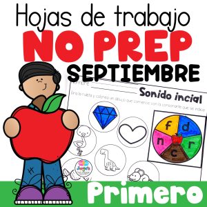 Hojas de trabajo PRIMER GRADO Lectura Escritura Matemáticas NO PREP Spanish