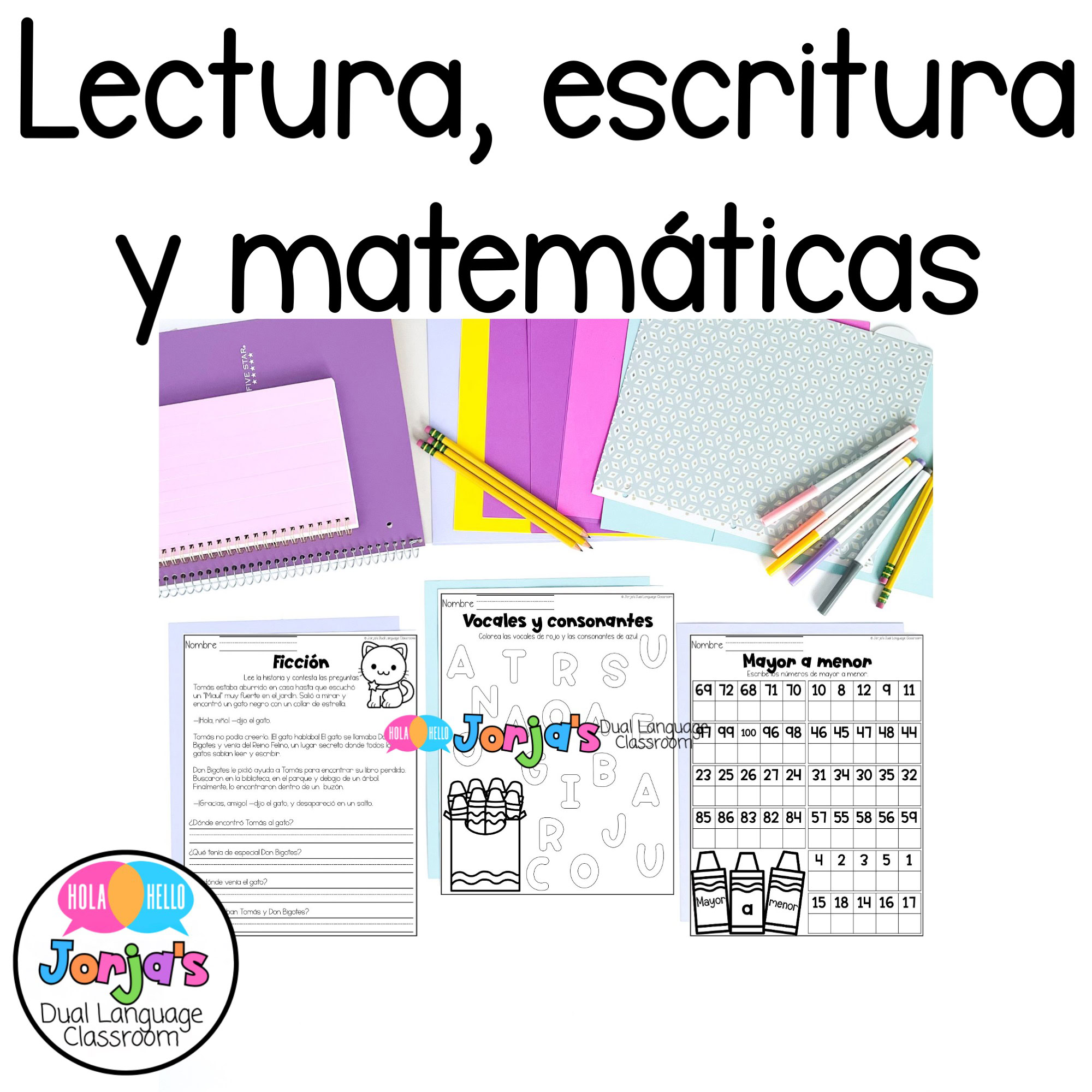 Hojas de trabajo para segundo grado en español Spanish 2nd Grade Worksheets - Image 2