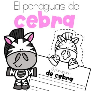 el paraguas de cebra