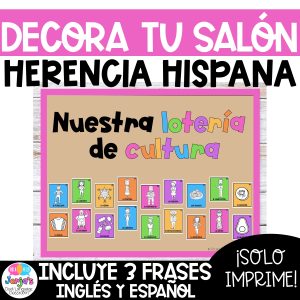 mes de la herencia hispana bulletin board ideas