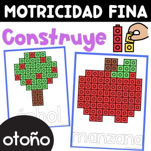Motricidad fina Construye con bloques Ejercicios Otoño Fine Motor Skills