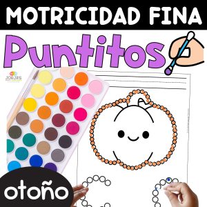Motricidad fina Puntitos Swab Ejercicios Otoño Fine Motor Skills Activities