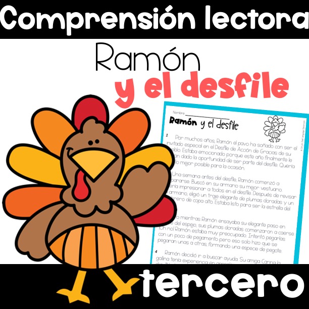 Comprensión lectora para tercer grado 3rd grade Spanish Reading Comprehension