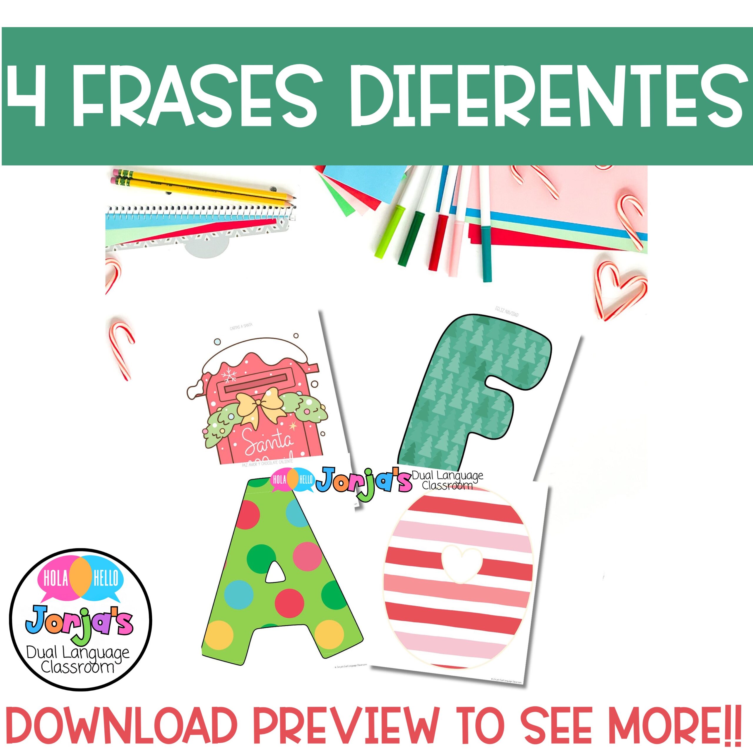 Bulletin Board in Spanish Navidad Christmas in Spanish - Image 4