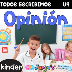 opinion writing spanish kinder