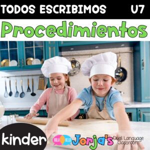 procedural writing in spanish kinder