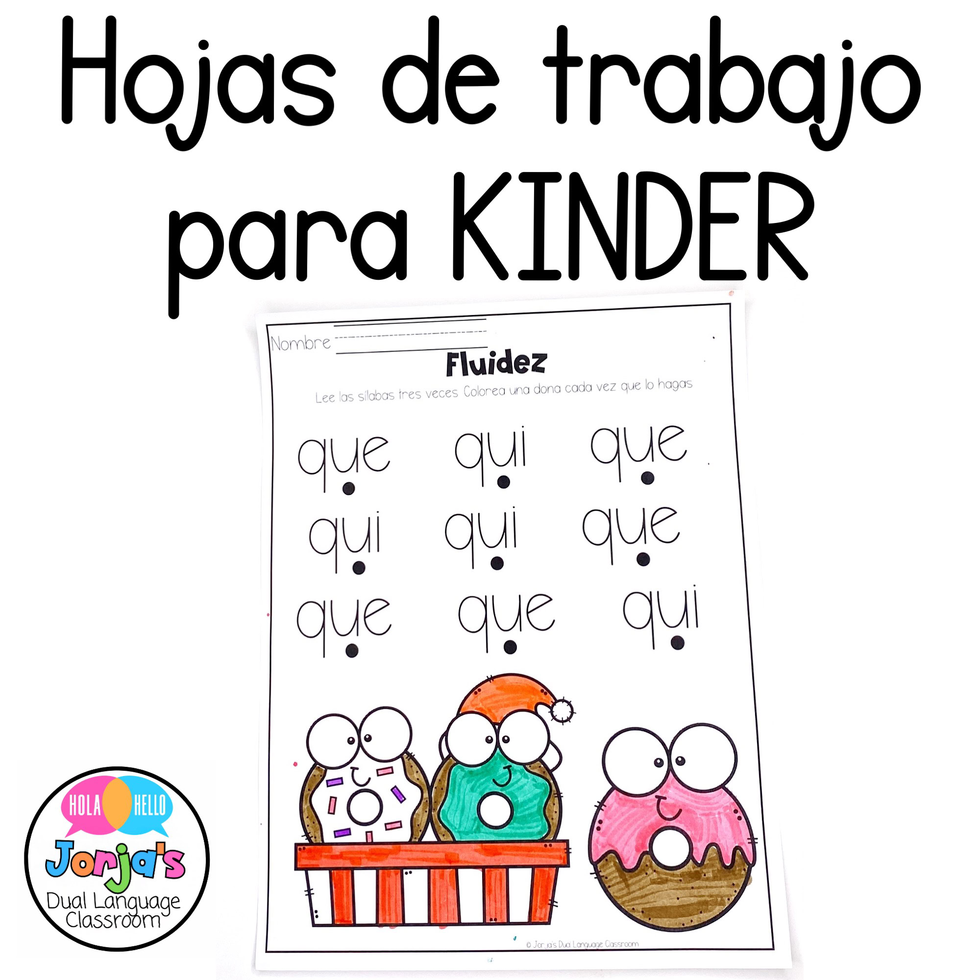 Hojas de trabajo Kinder Christmas in Spanish Lectura, matemáticas, escritura - Image 2