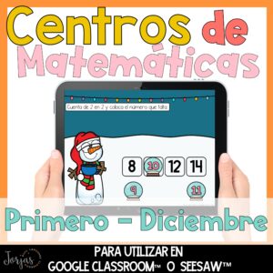 Centros digitales de matemáticas primero DICIEMBRE