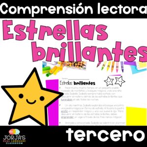 Estrellas brillantes Mito en español Comprensión lectora Myth in Spanish 3rd