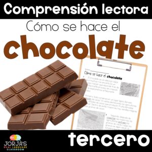 Cómo se hace el chocolate Texto informativo tercer grado Comprehension Spanish