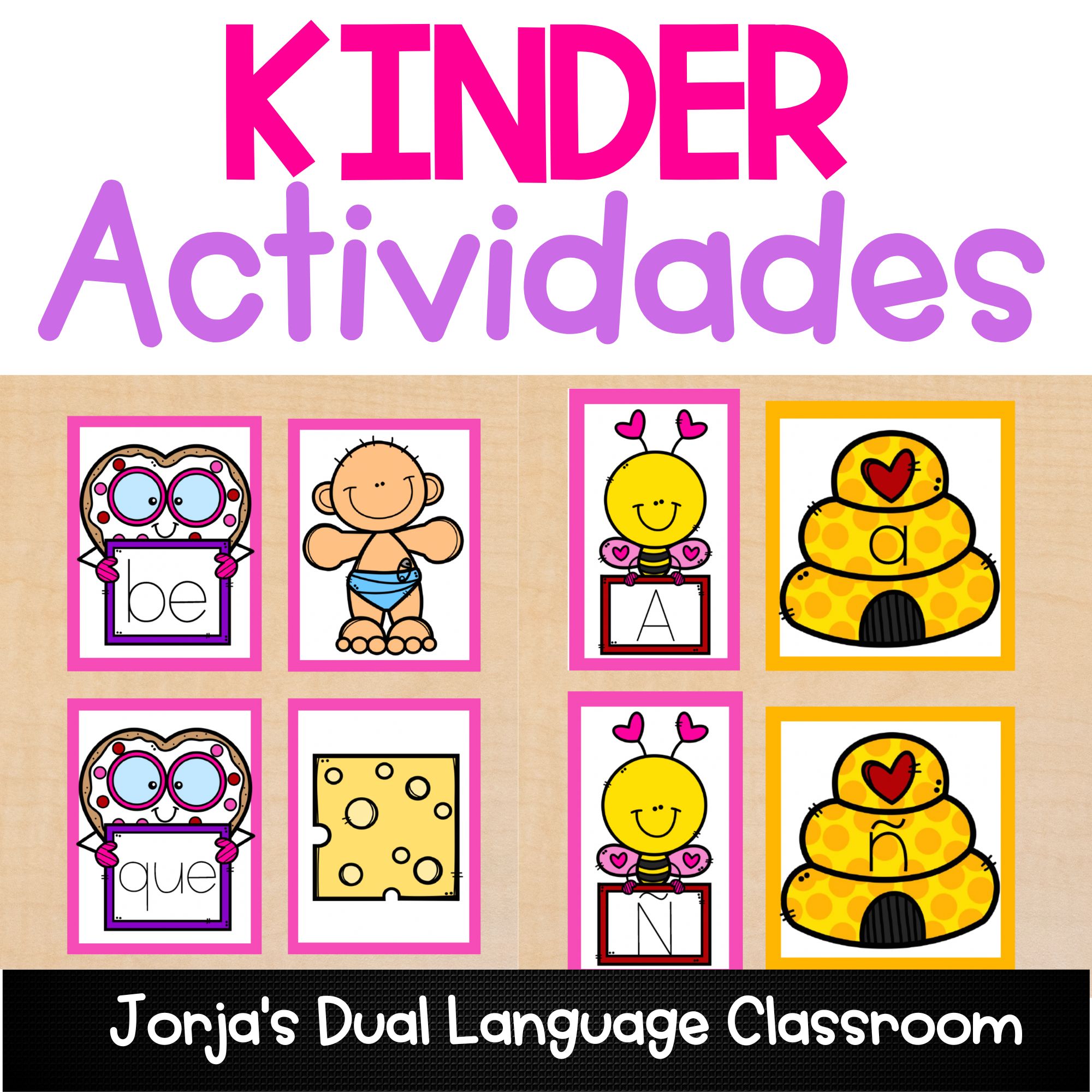 kinder actividades español