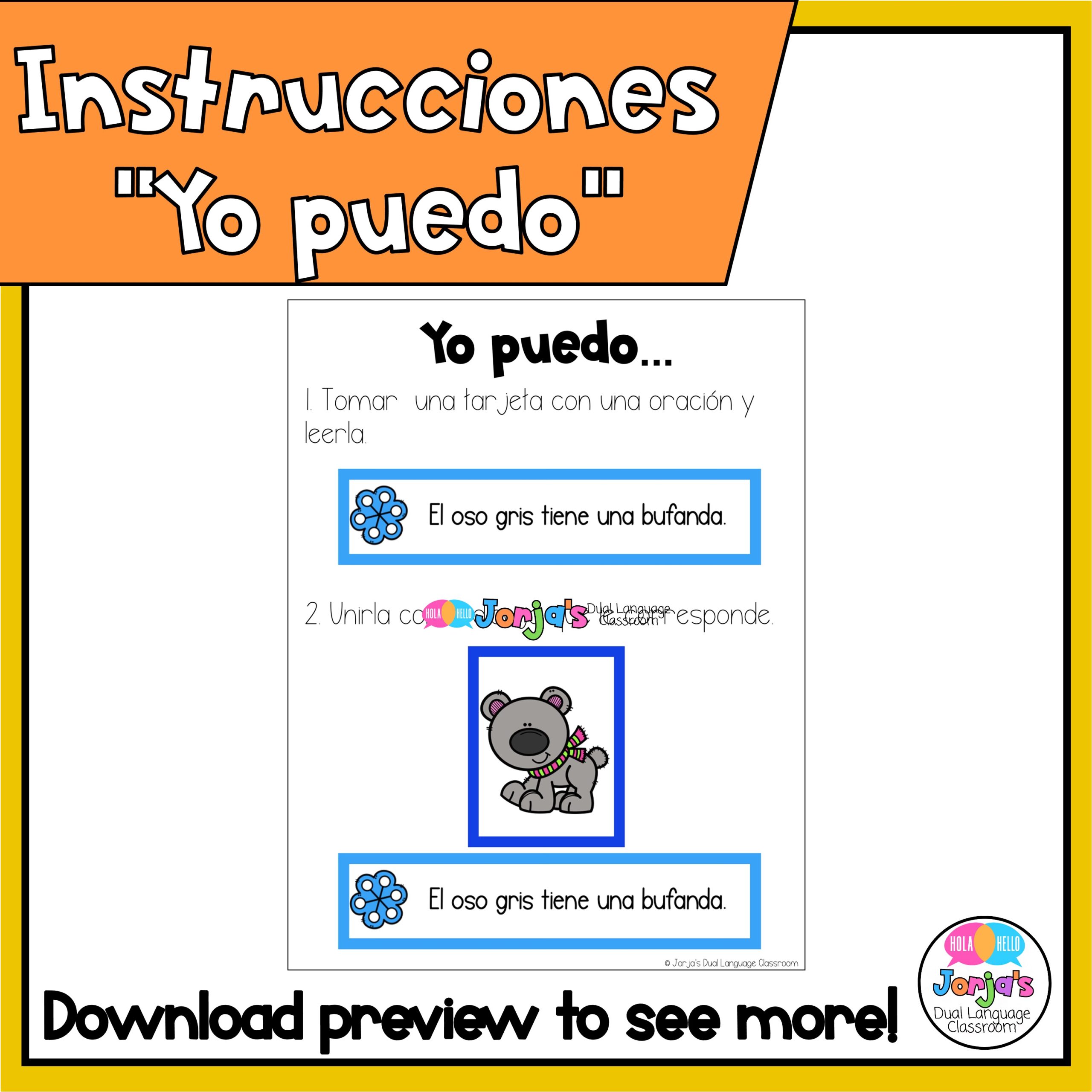 First Grade Literacy Centers Spanish January Centros de lectura primer grado - Image 3
