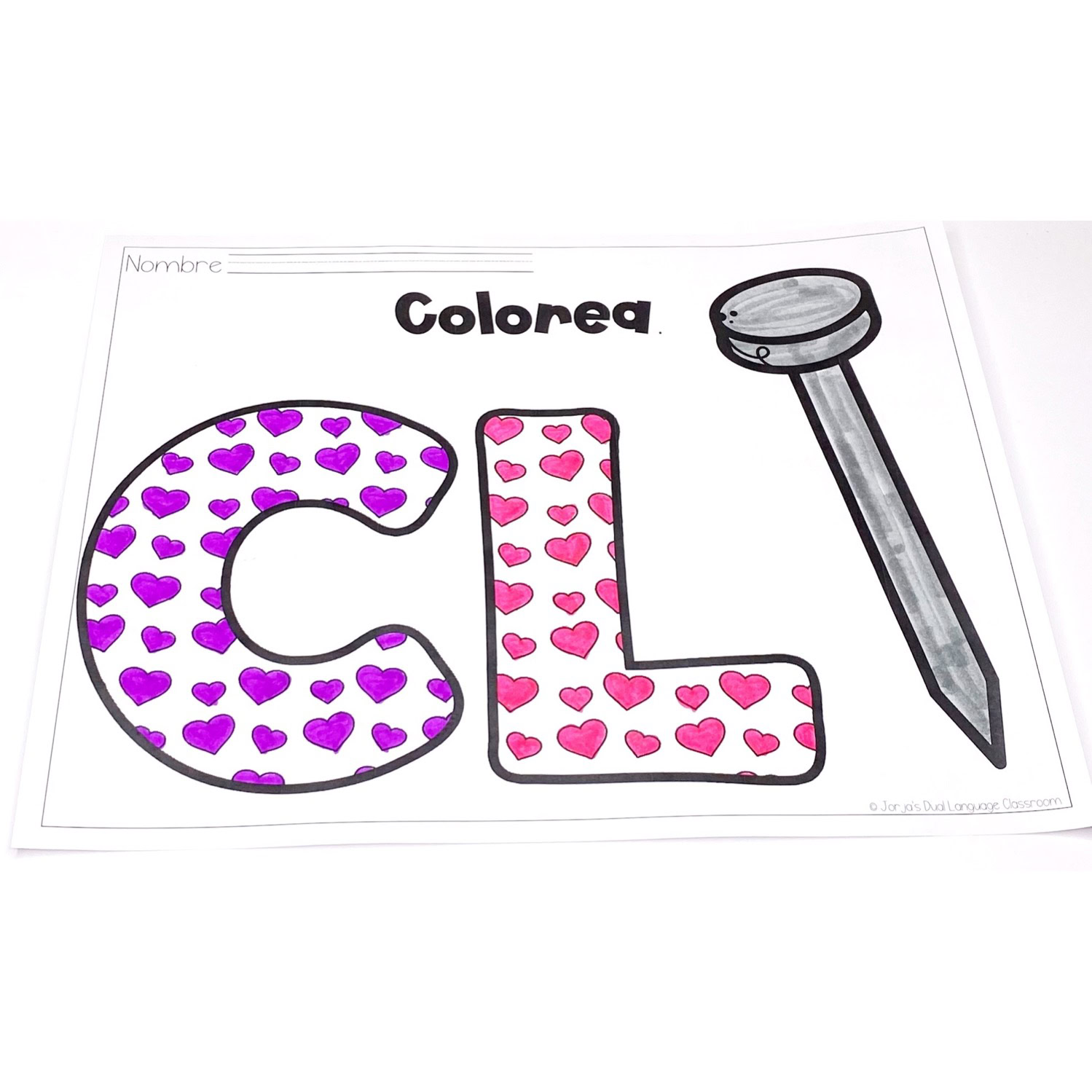 Sílabas trabadas CL Hojas de trabajo Actividades y Juegos Cla cle cli clo clu - Image 3