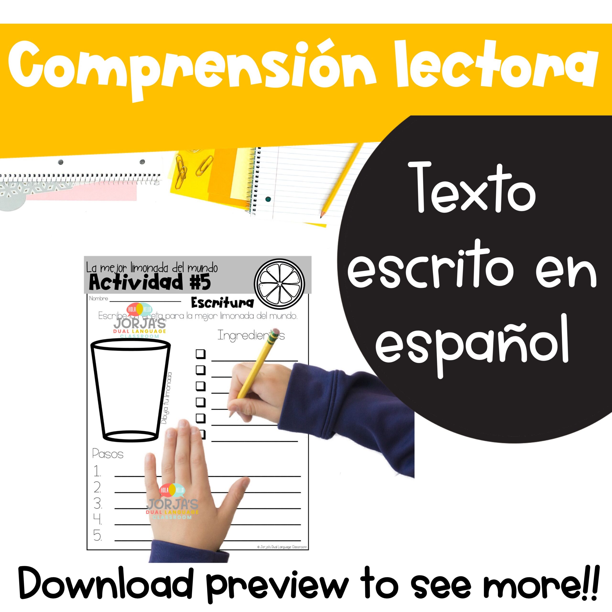 Modismos La mejor limonada del mundo Comprensión lectora y preguntas 3ero - Image 2